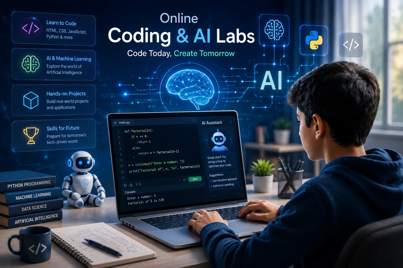 Online Coding & AI Labs
